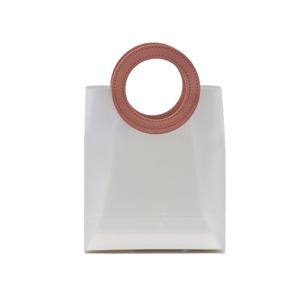 BORSETTA PC C MANICO TONDO CIPRIA H18X16X8